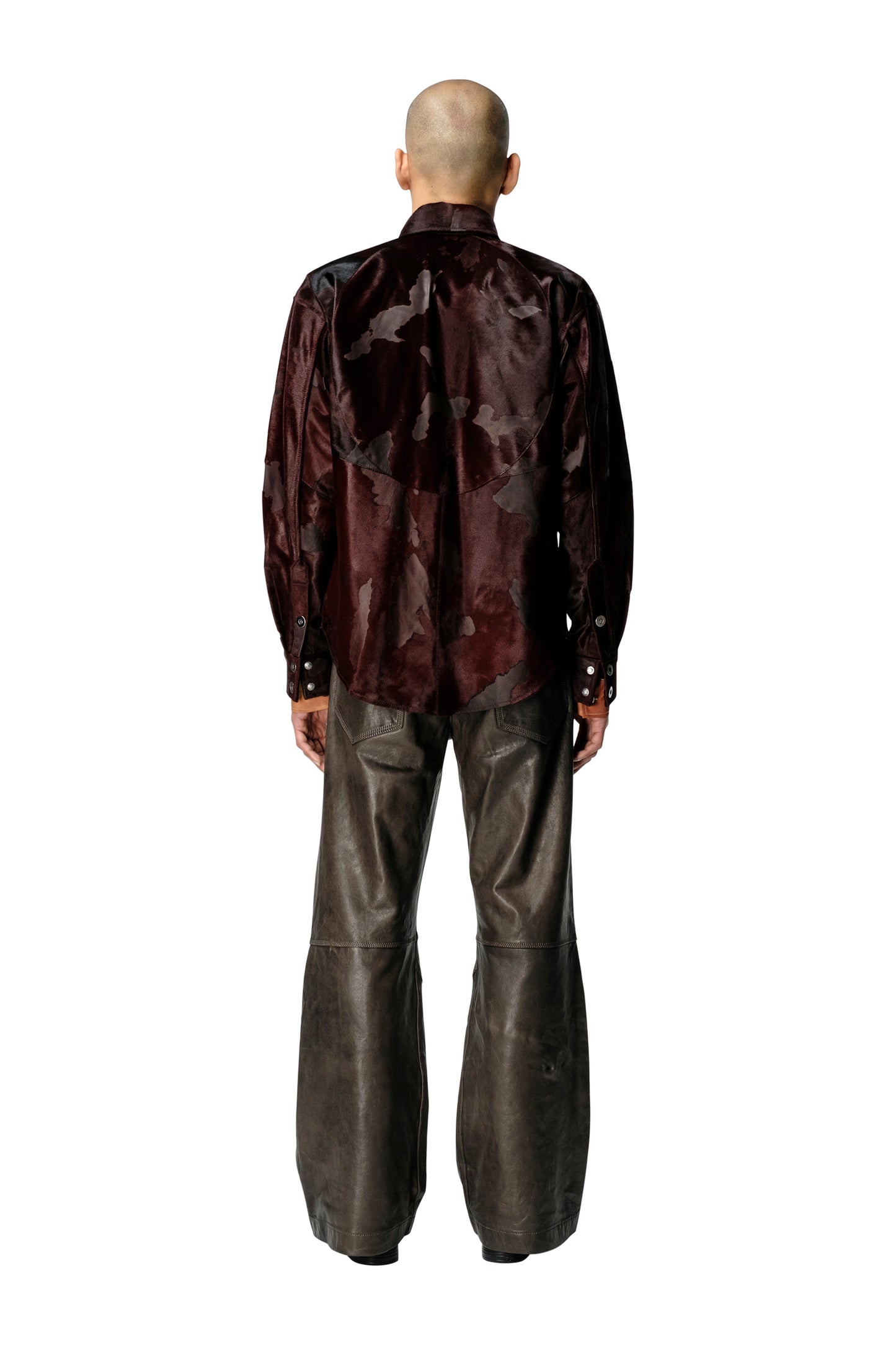 Camouflage Zip Up Work Shirt