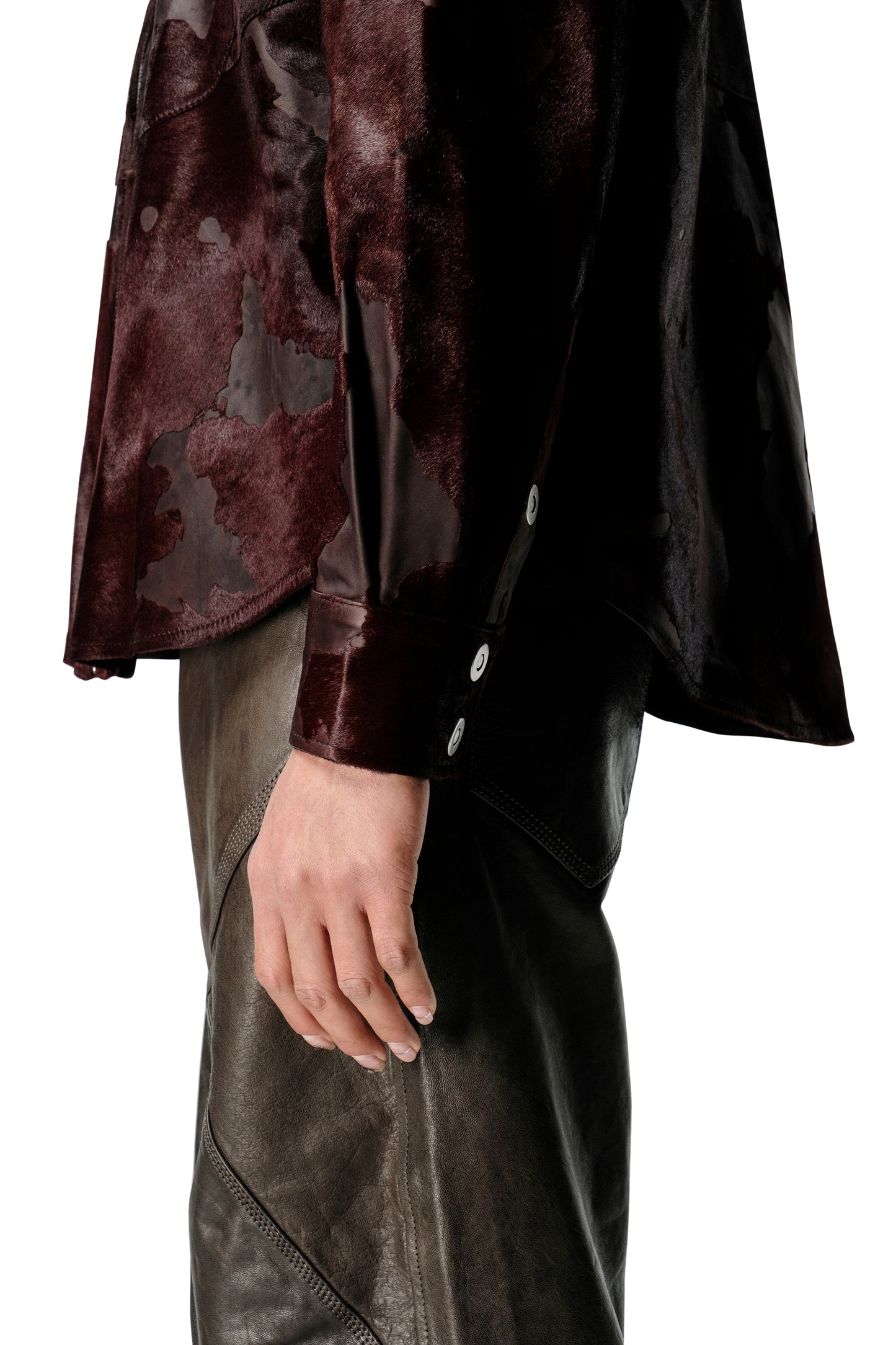 Camouflage Zip Up Work Shirt