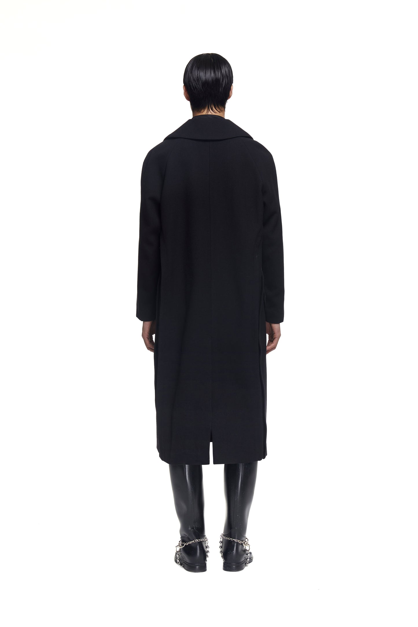 Panelled Wool Coat