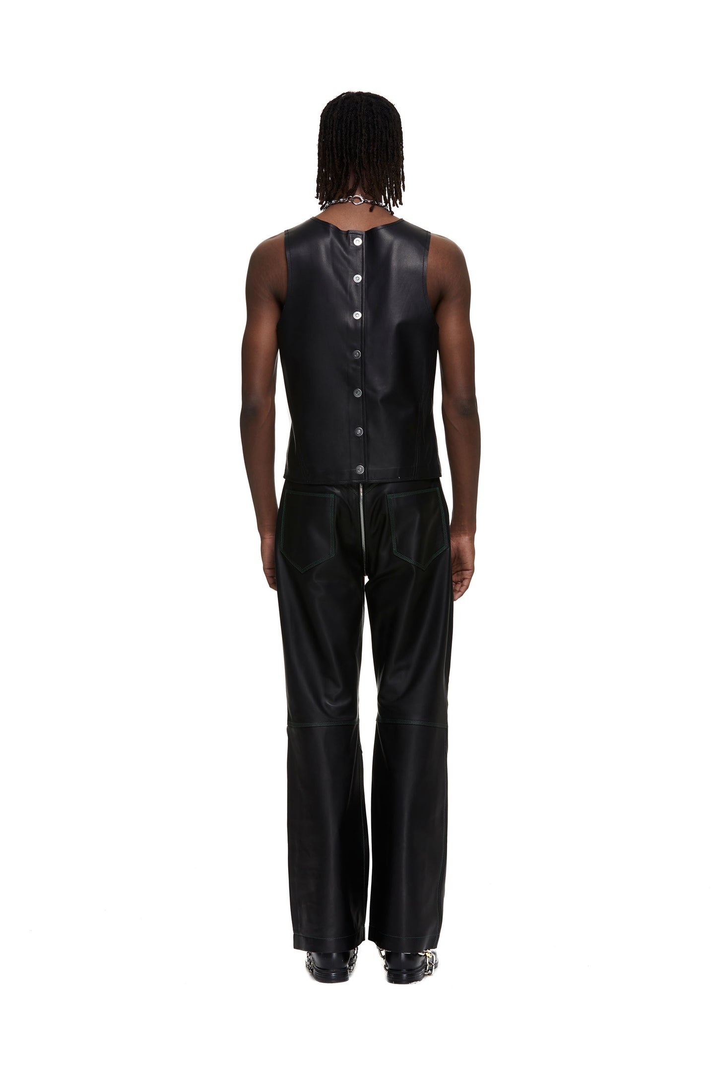 Two-Piece Leather Vest