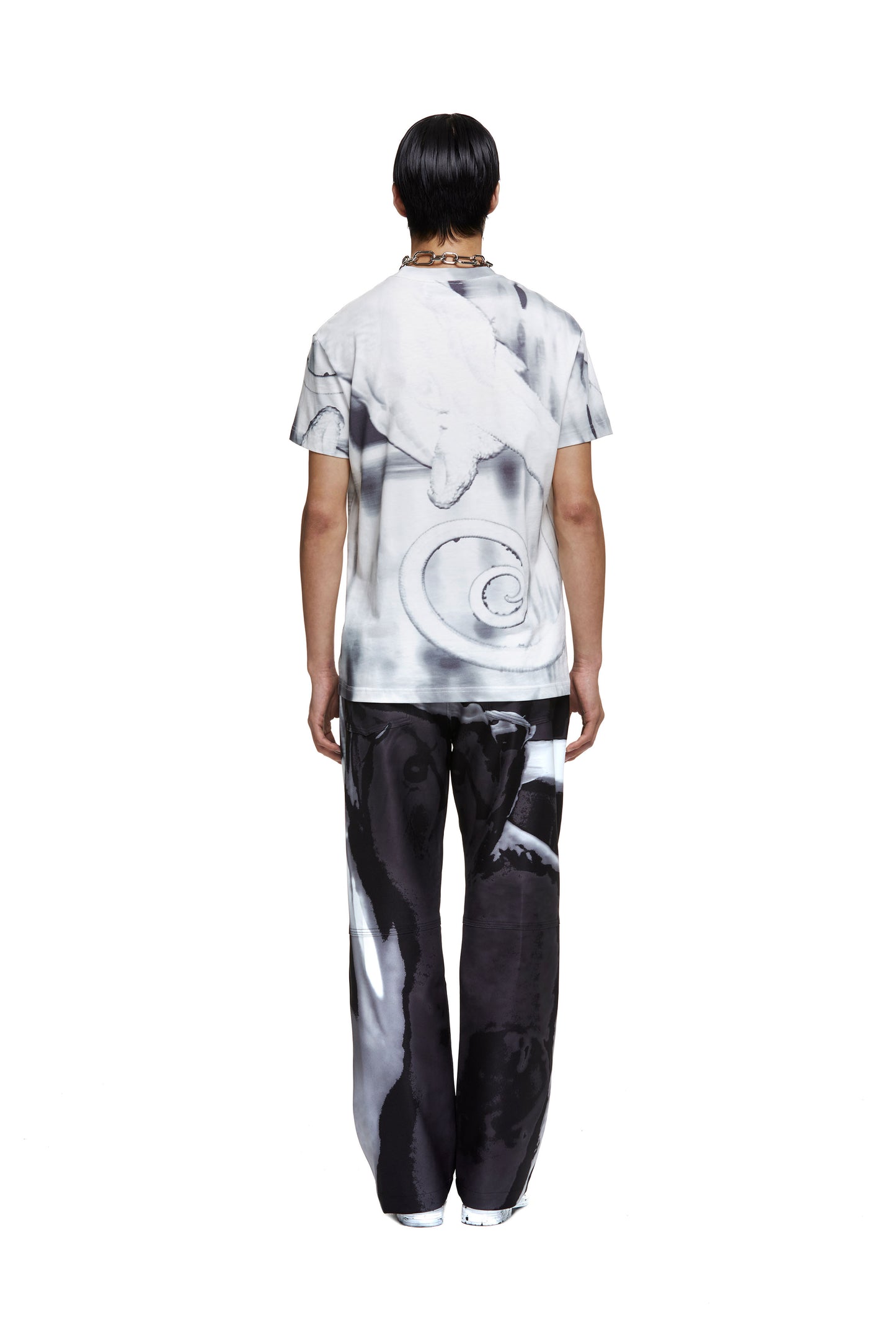 Charcoal Lizard Specimen Pants