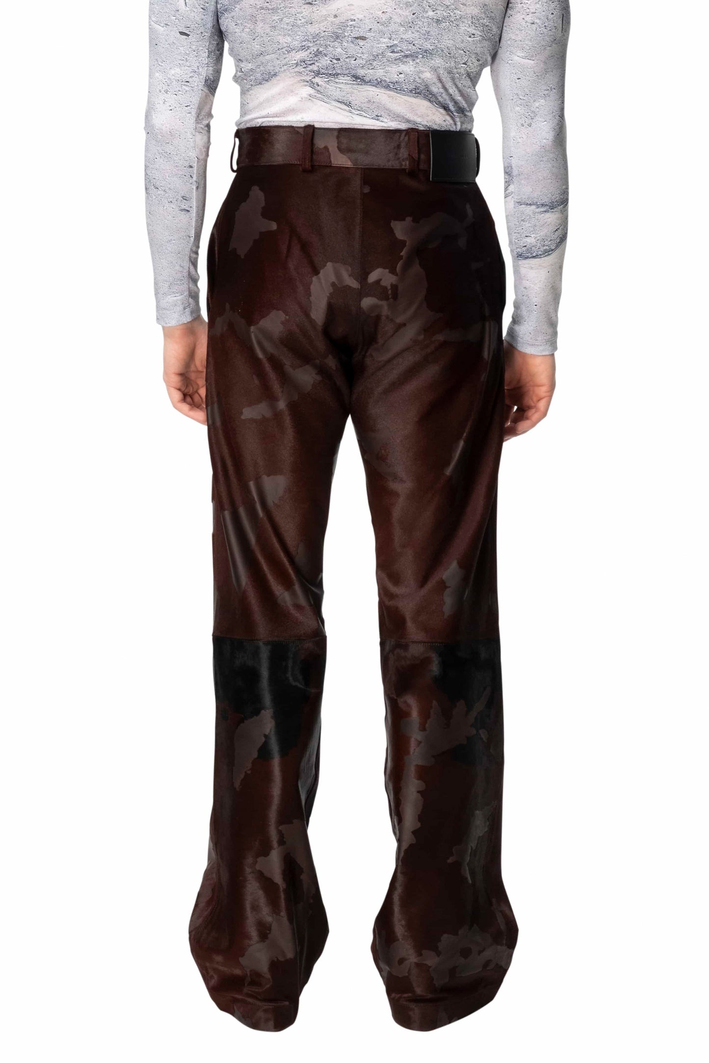Camouflage Cowhide Pants