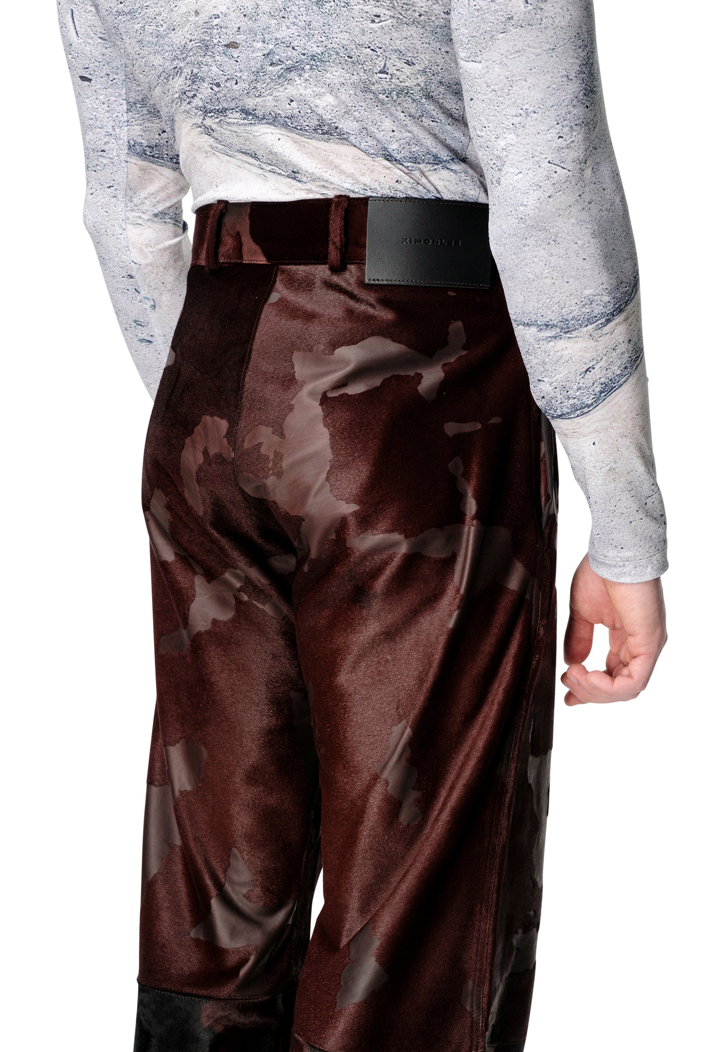 Camouflage Cowhide Pants