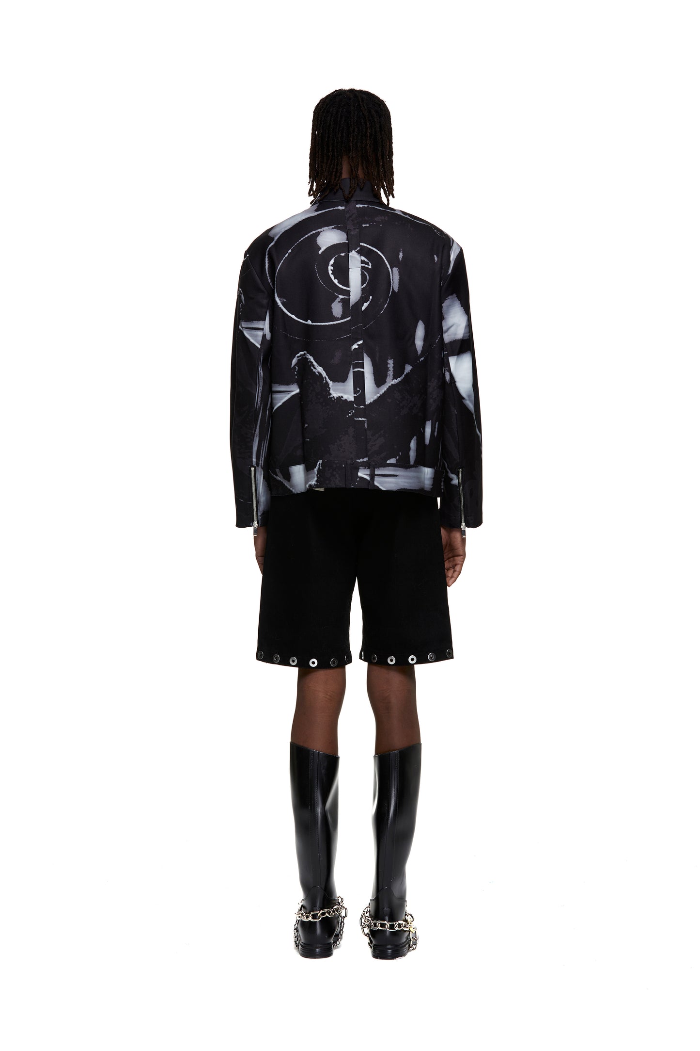 Charcoal Lizard Specimen Jacket
