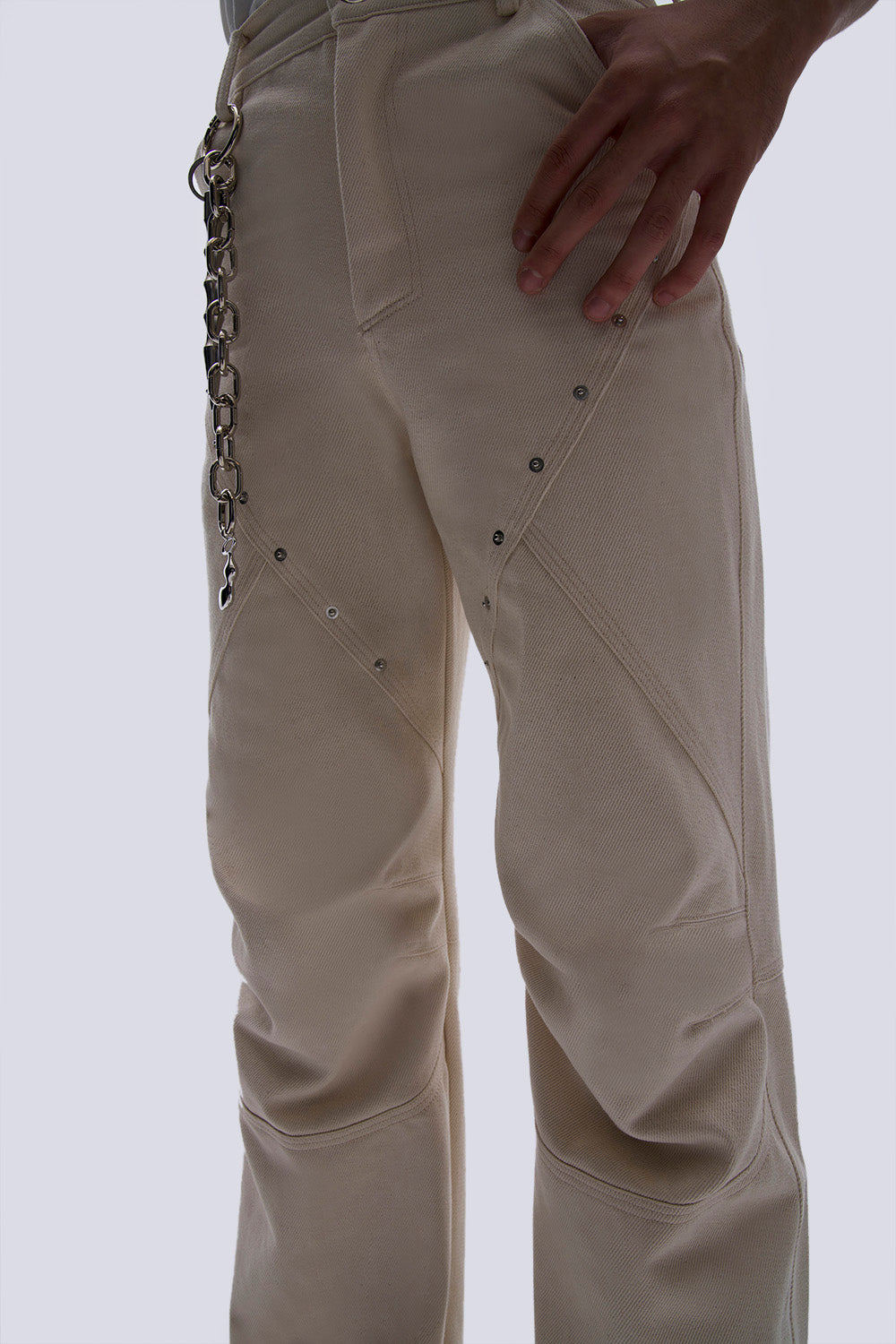 Biker Panelled Trousers