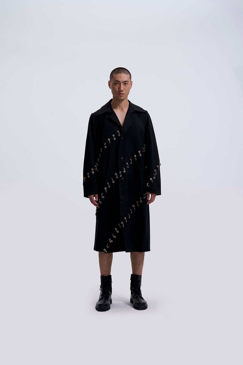 Cut-up Chained Overcoat