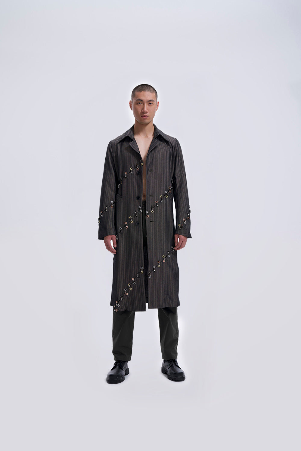 Cut-up Chained Overcoat