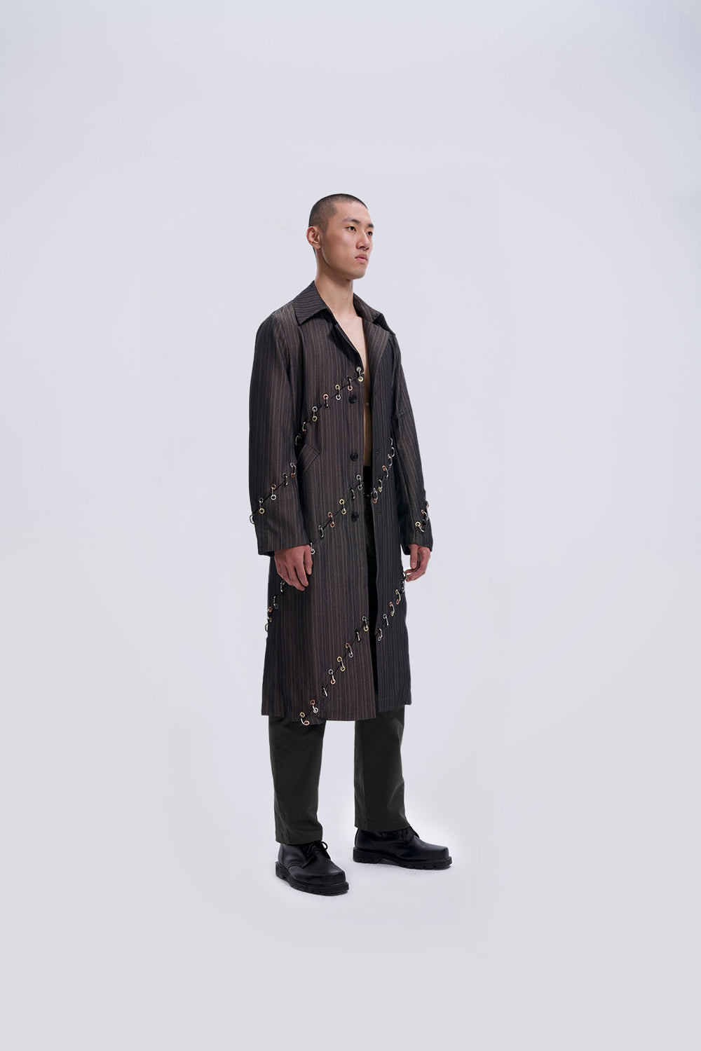 Cut-up Chained Overcoat