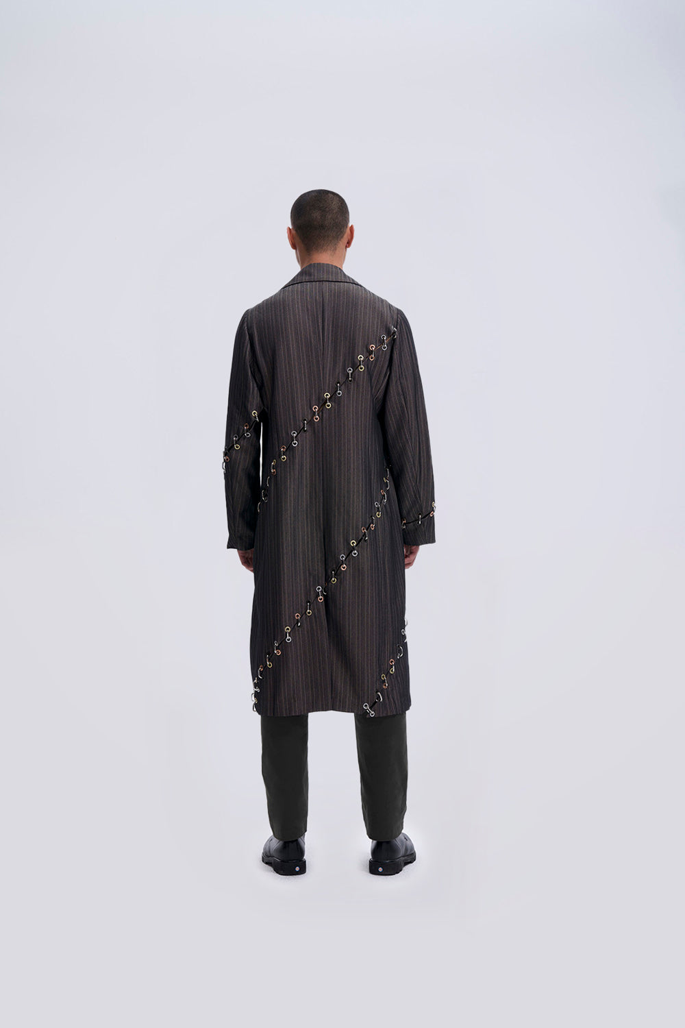 Cut-up Chained Overcoat