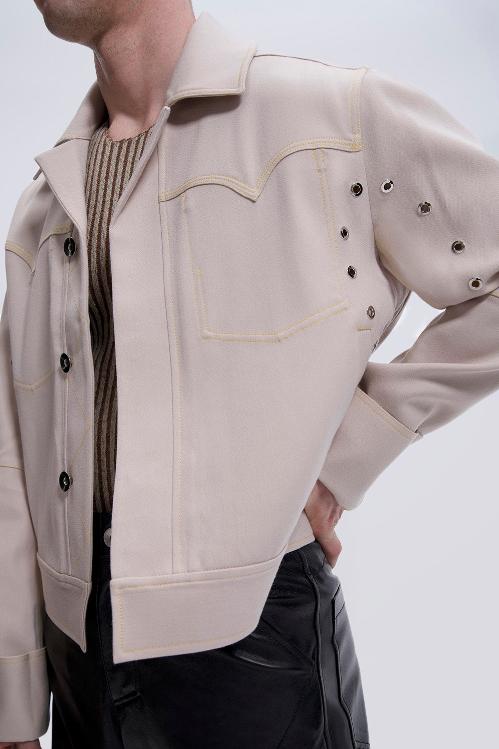 Peephole Uniform Jacket