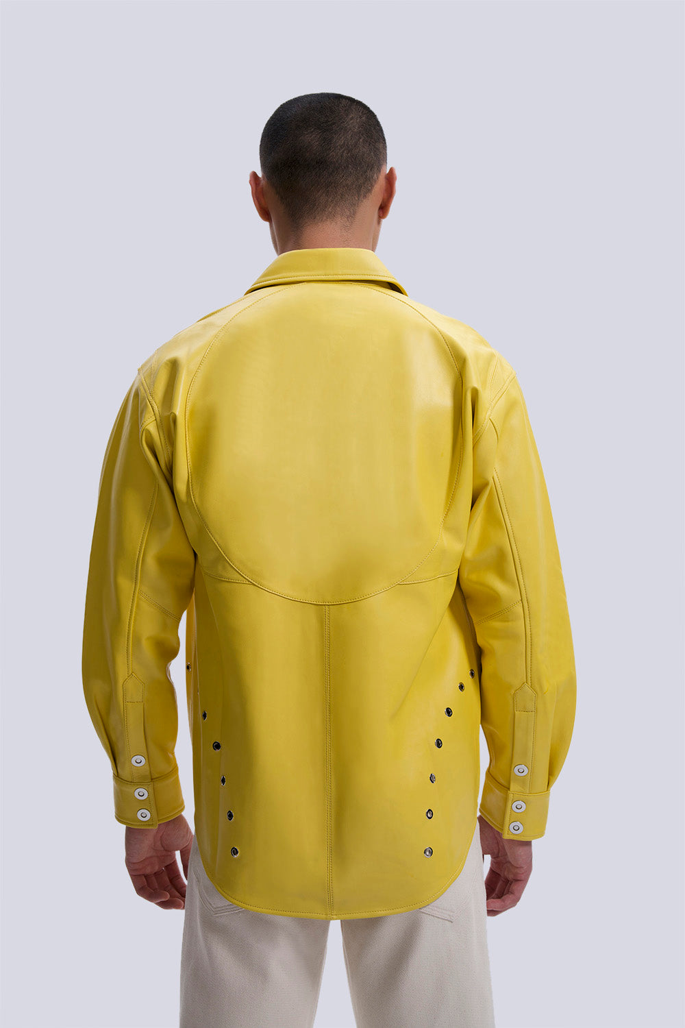 Peephole Zipup Jacket Shirt