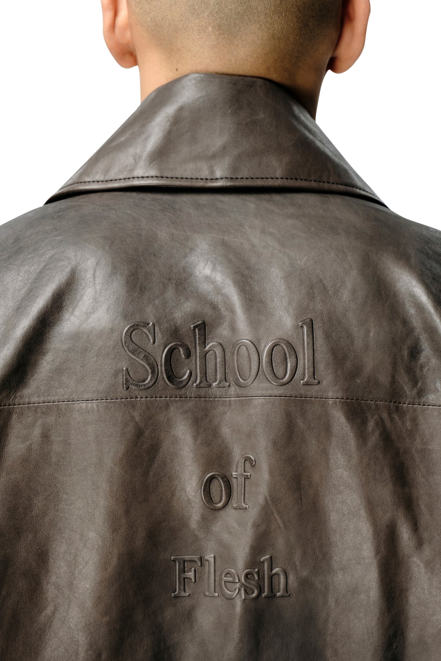 Biker Jacket With Arm Straps