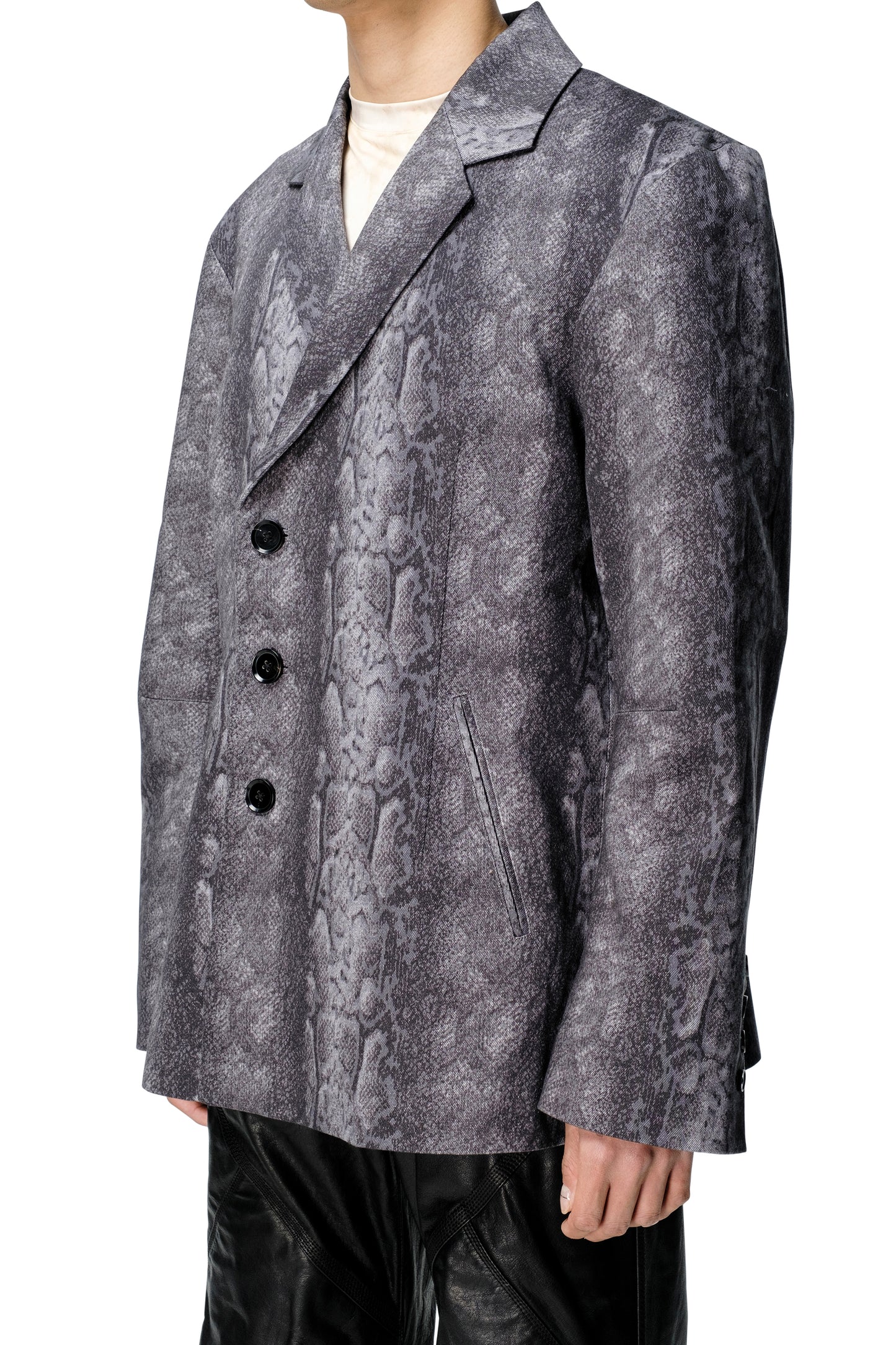 Charcoal Lizard Blazer