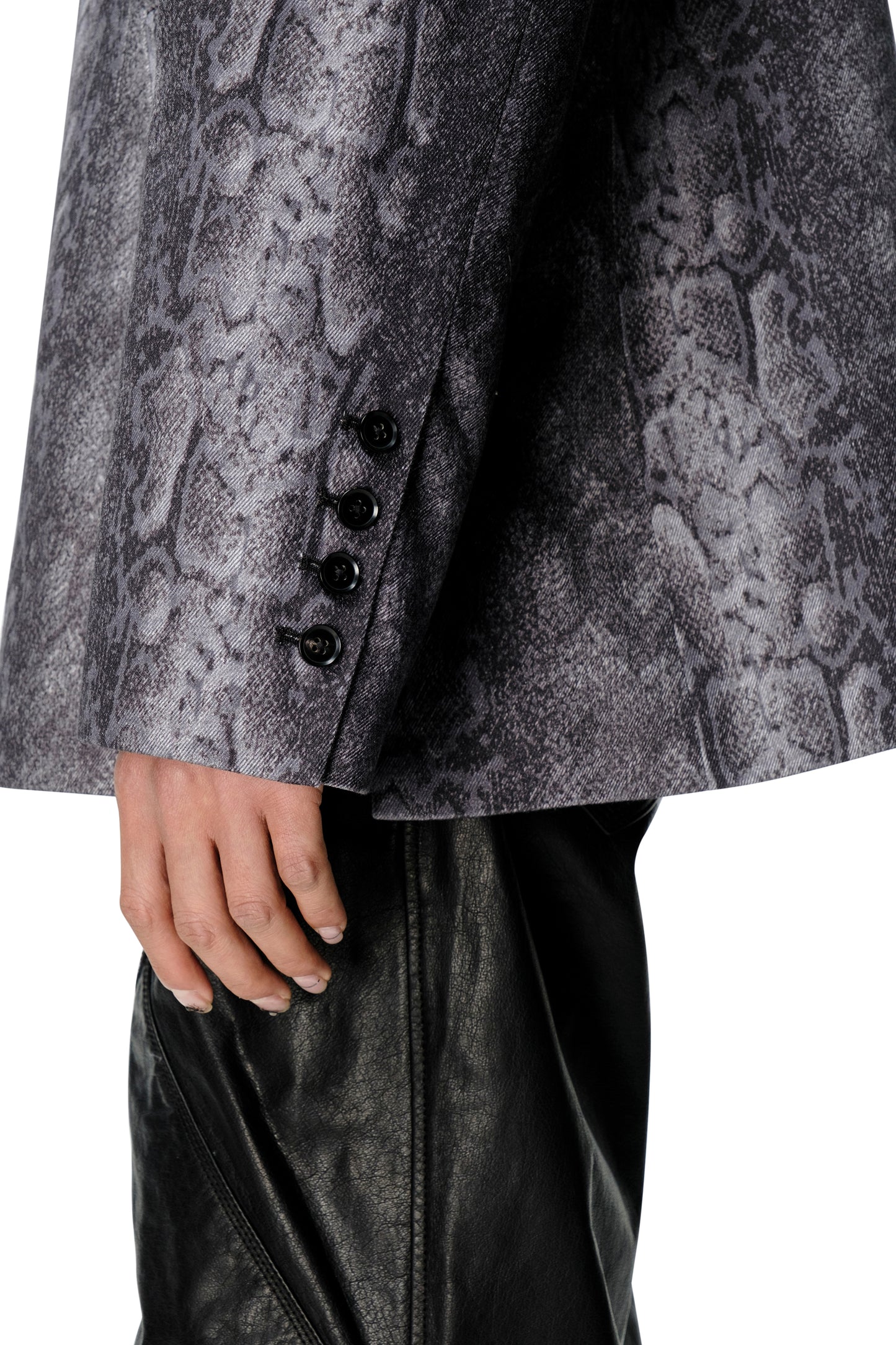 Charcoal Lizard Blazer