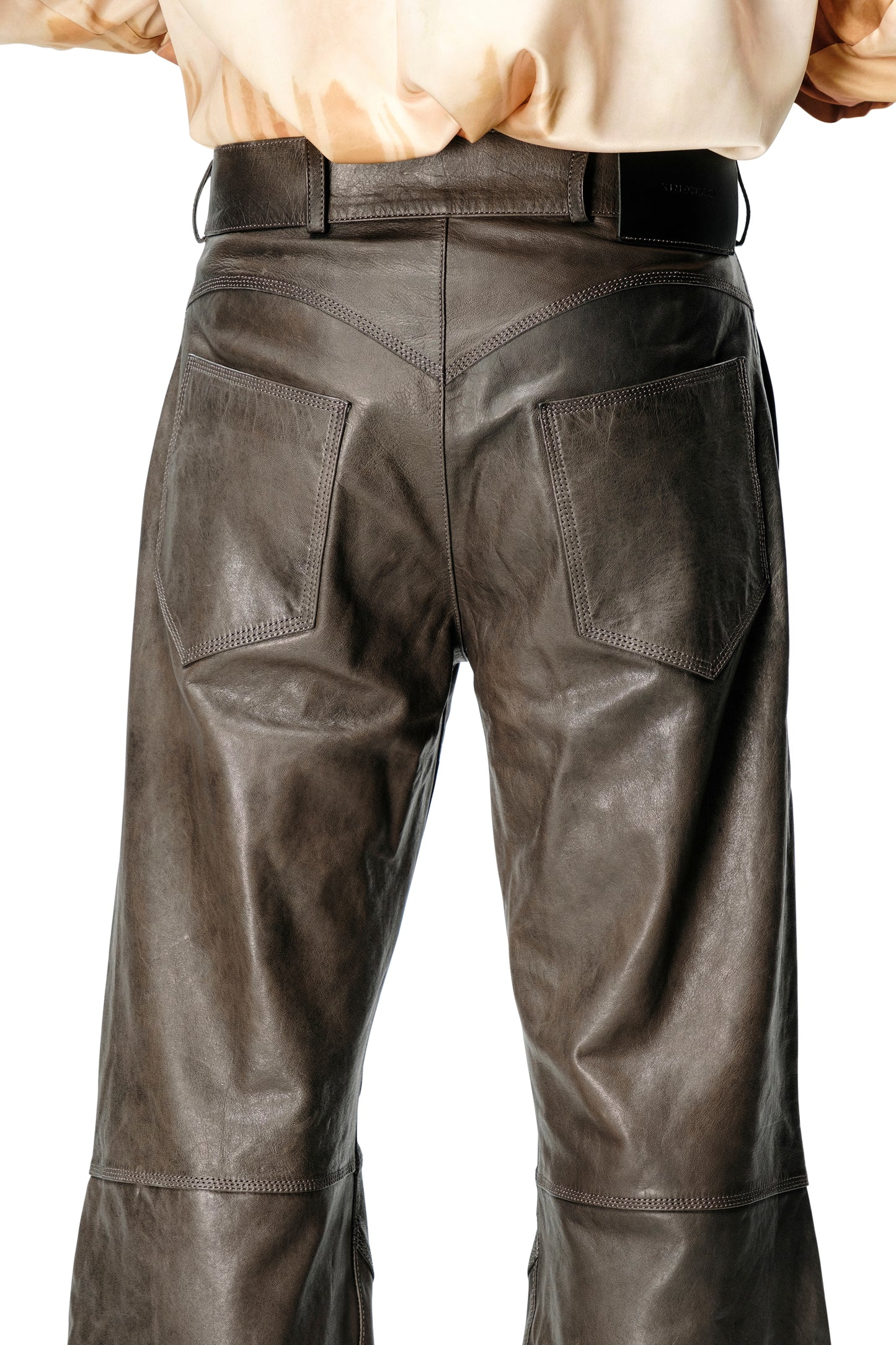 Leather Biker Pants