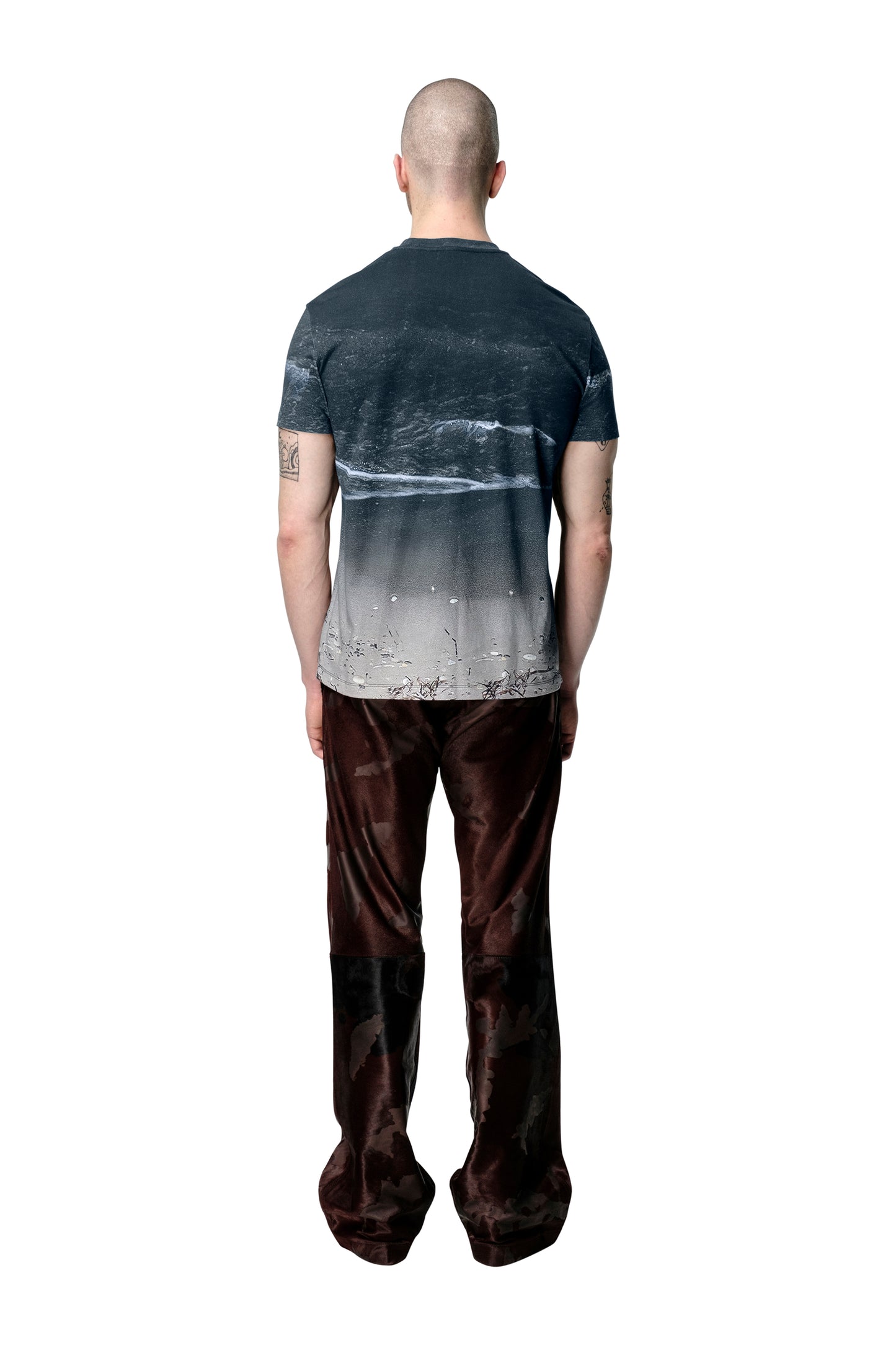 Night Shore Embroidered Tee