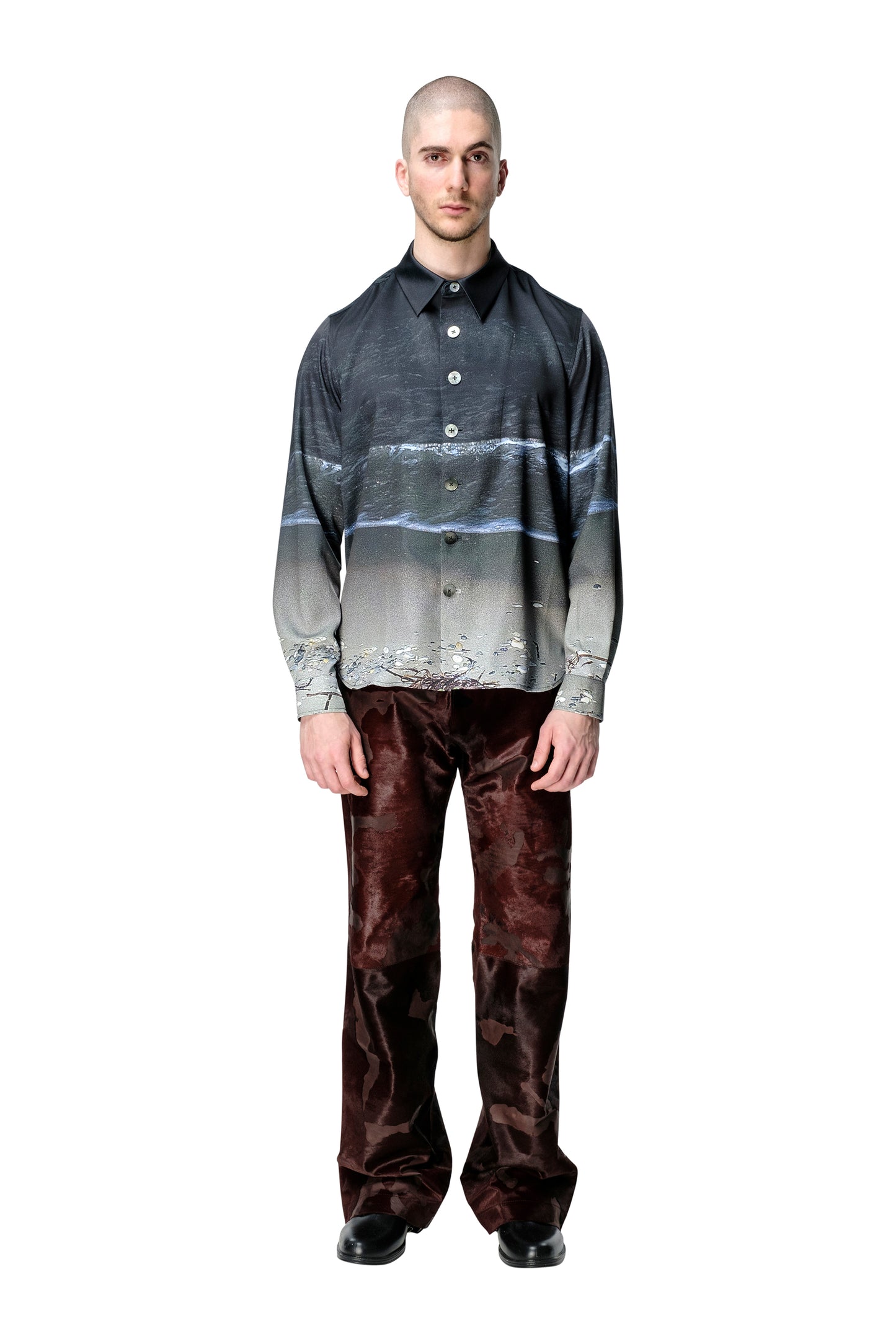 Night Shore Silk Shirt