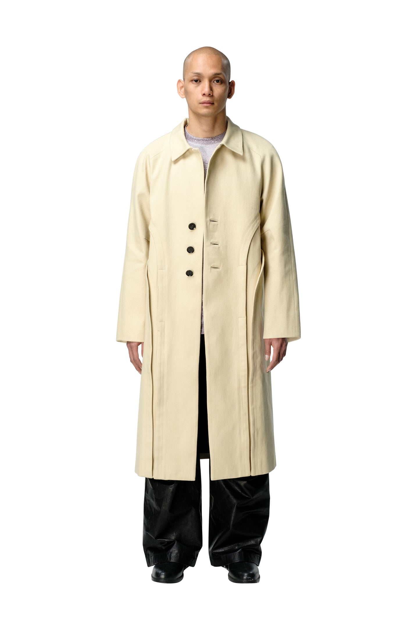 Panelled Mac Coat