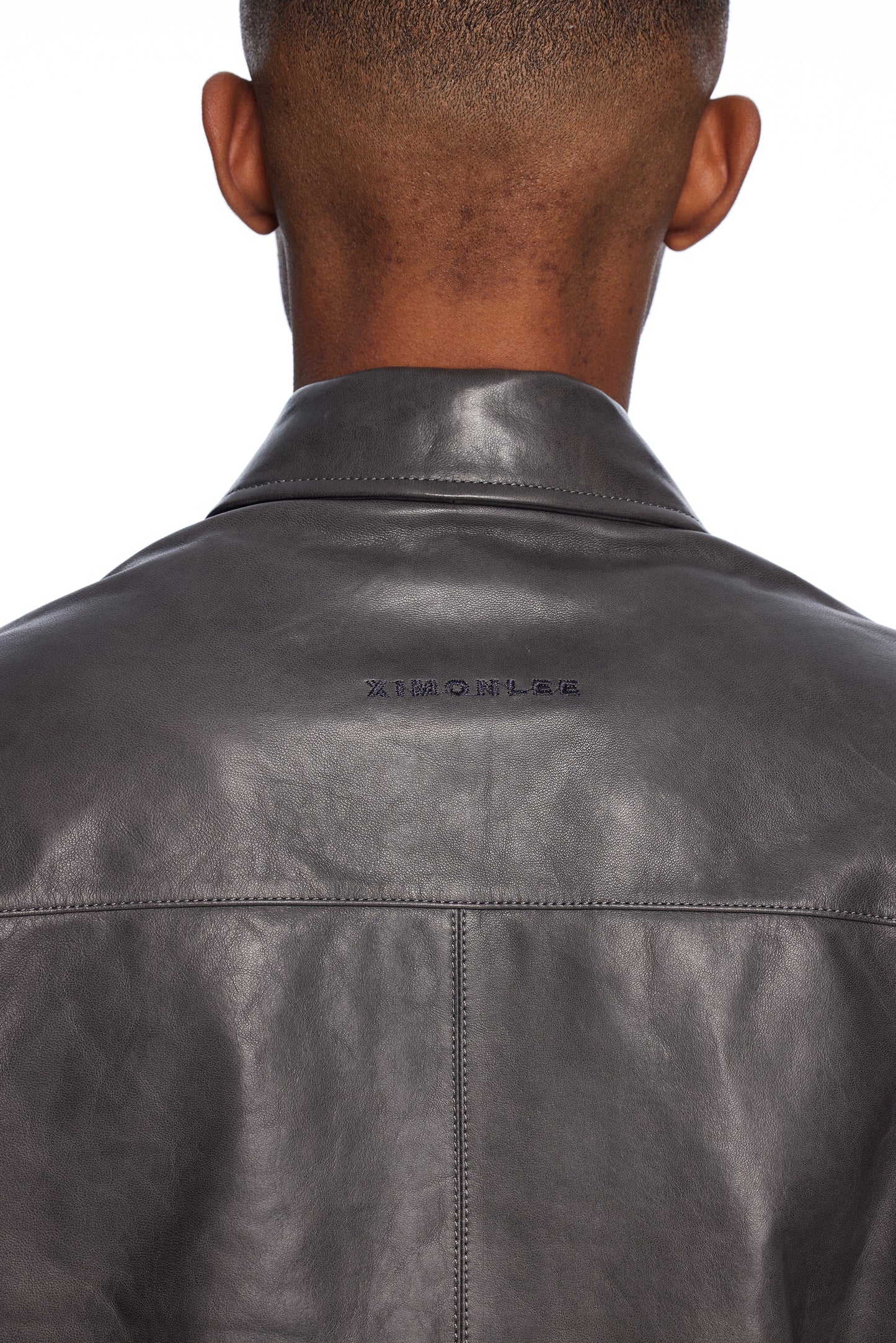 Chain Cuff Leather Jacket