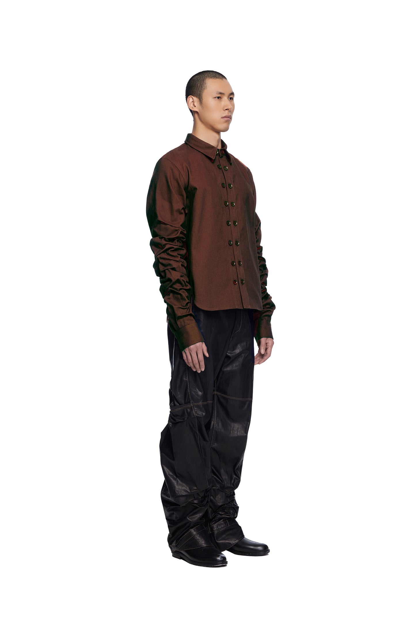 Gathered Sleeve Shirt