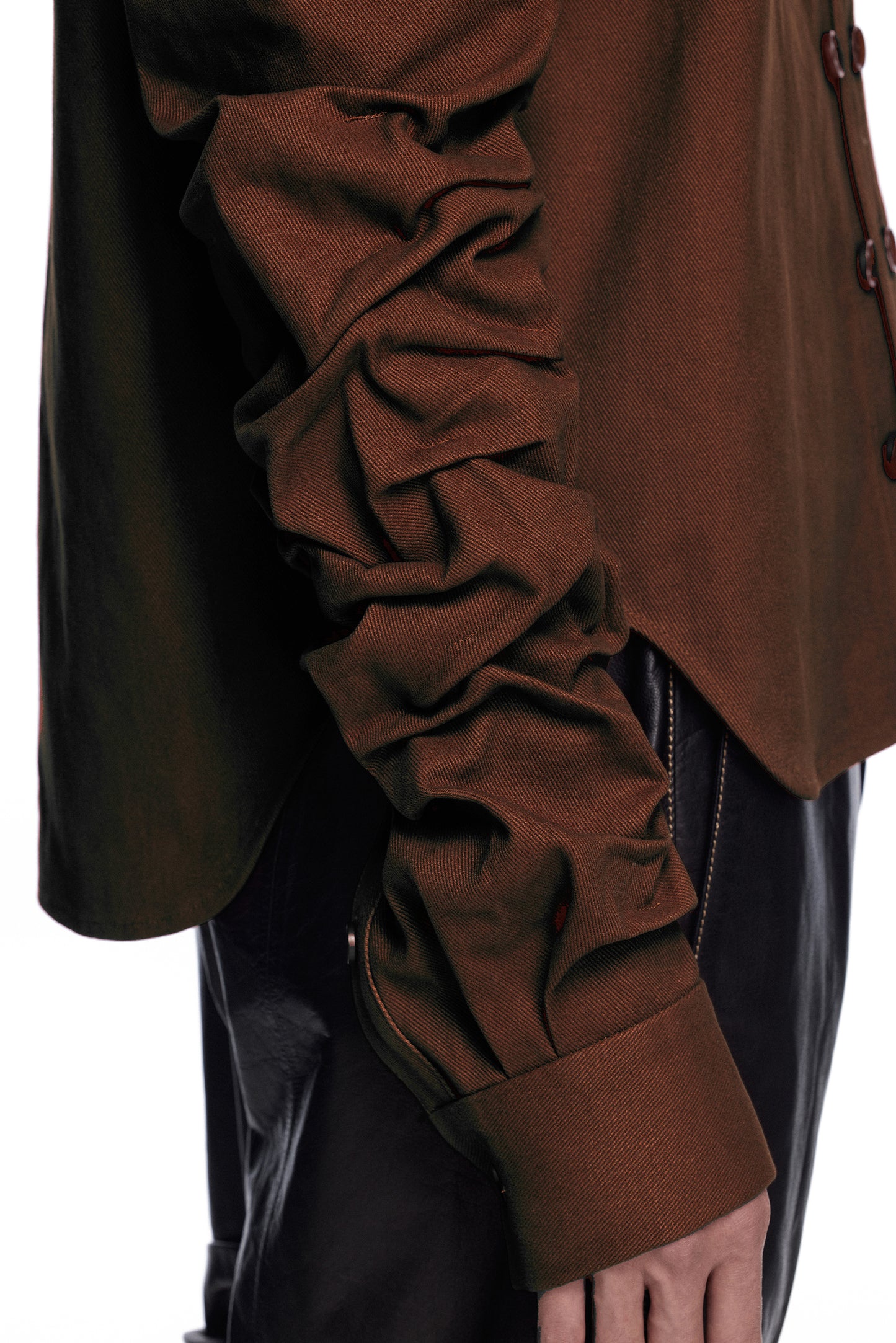 Gathered Sleeve Shirt