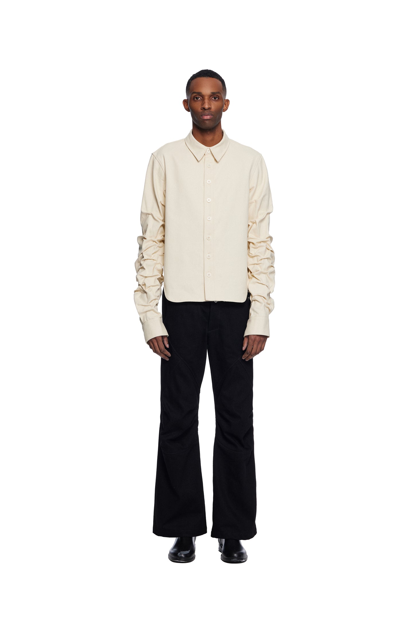 Gathered Sleeve Shirt