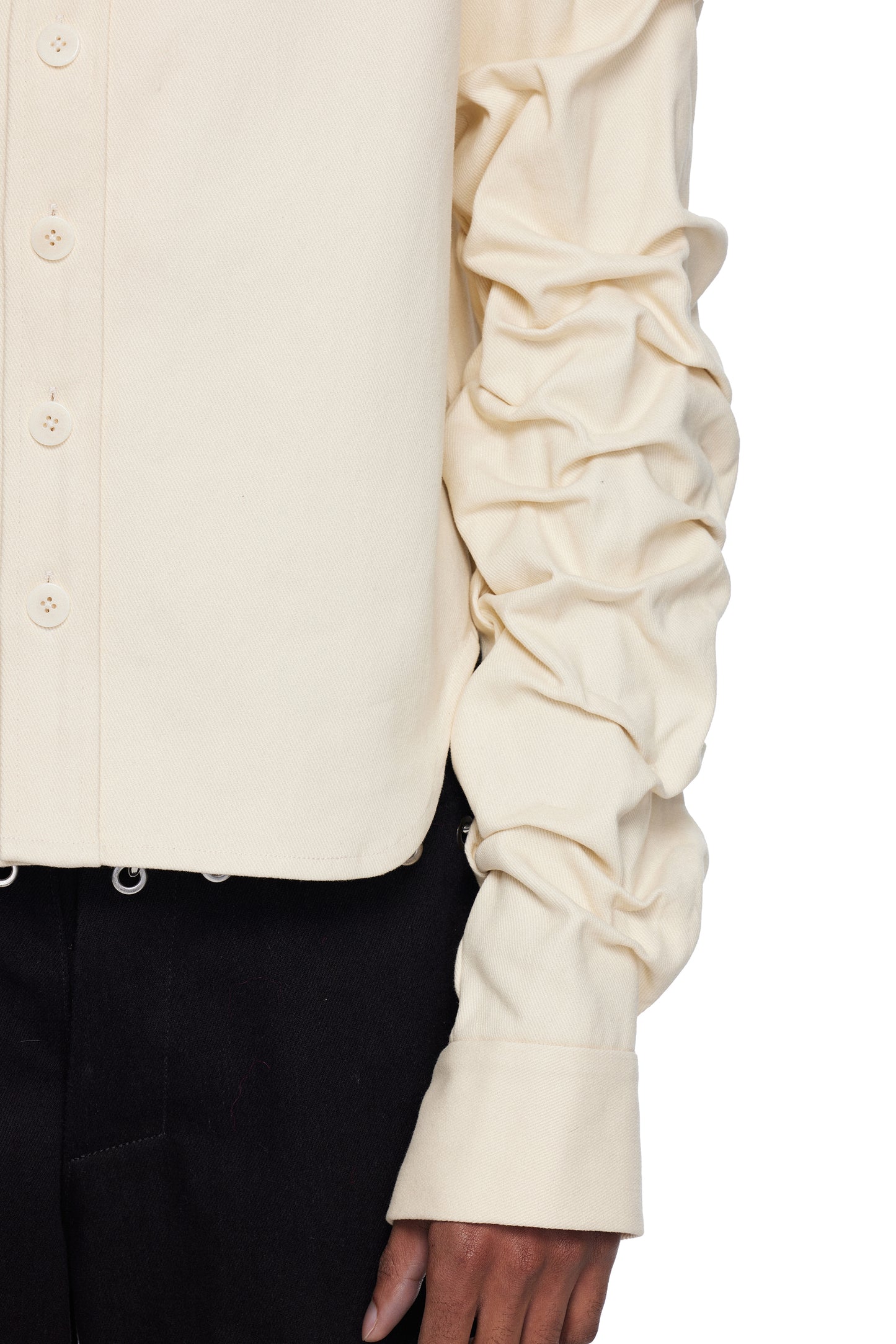 Gathered Sleeve Shirt