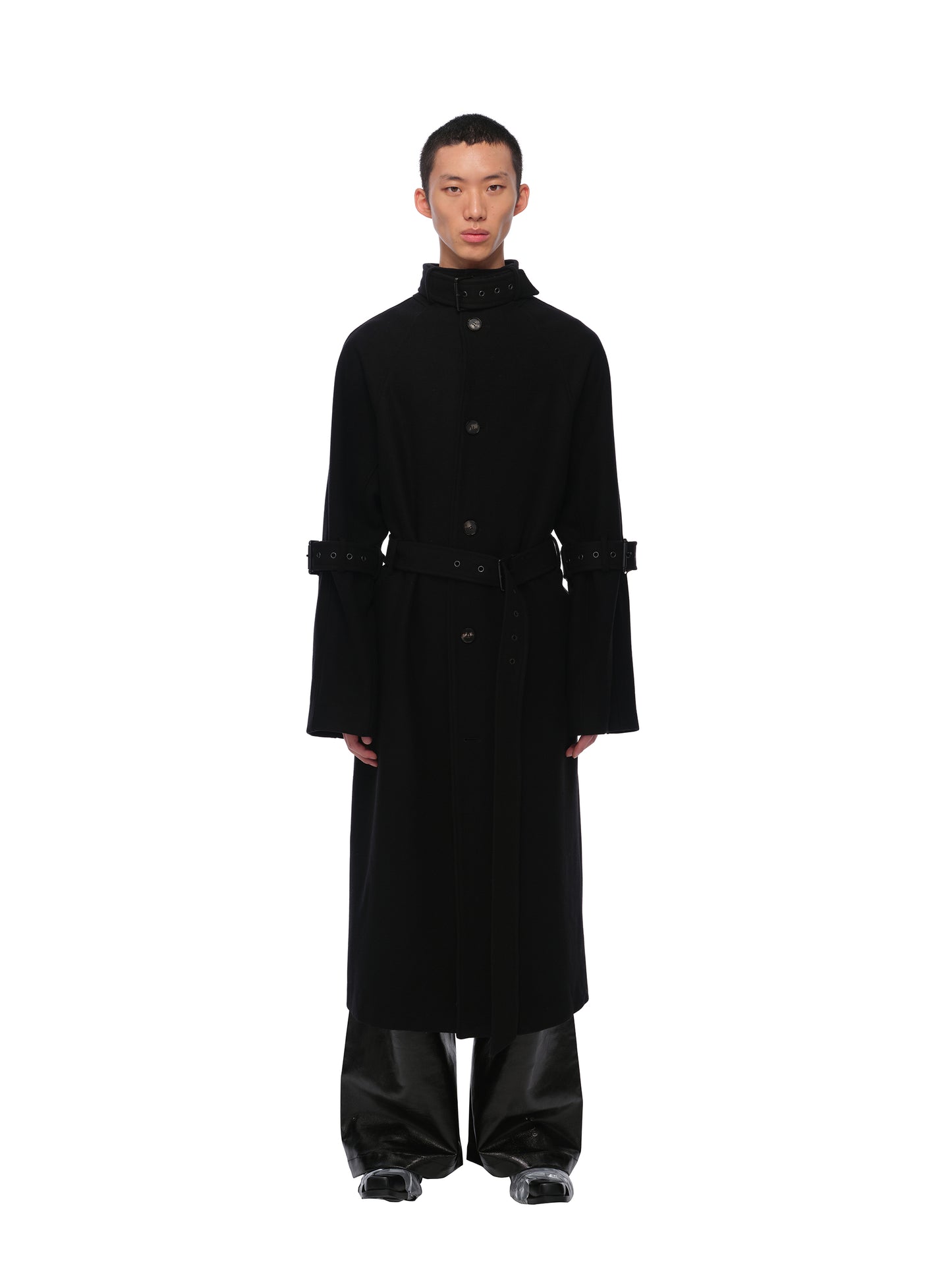 Belted Raglan Coat