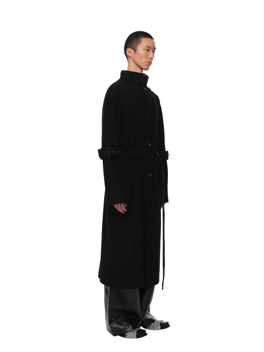 Belted Raglan Coat