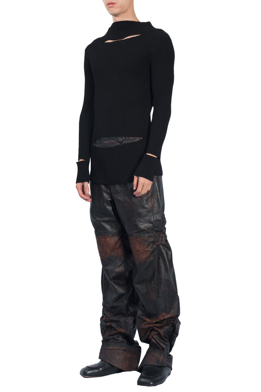 Leather Gripped Pants