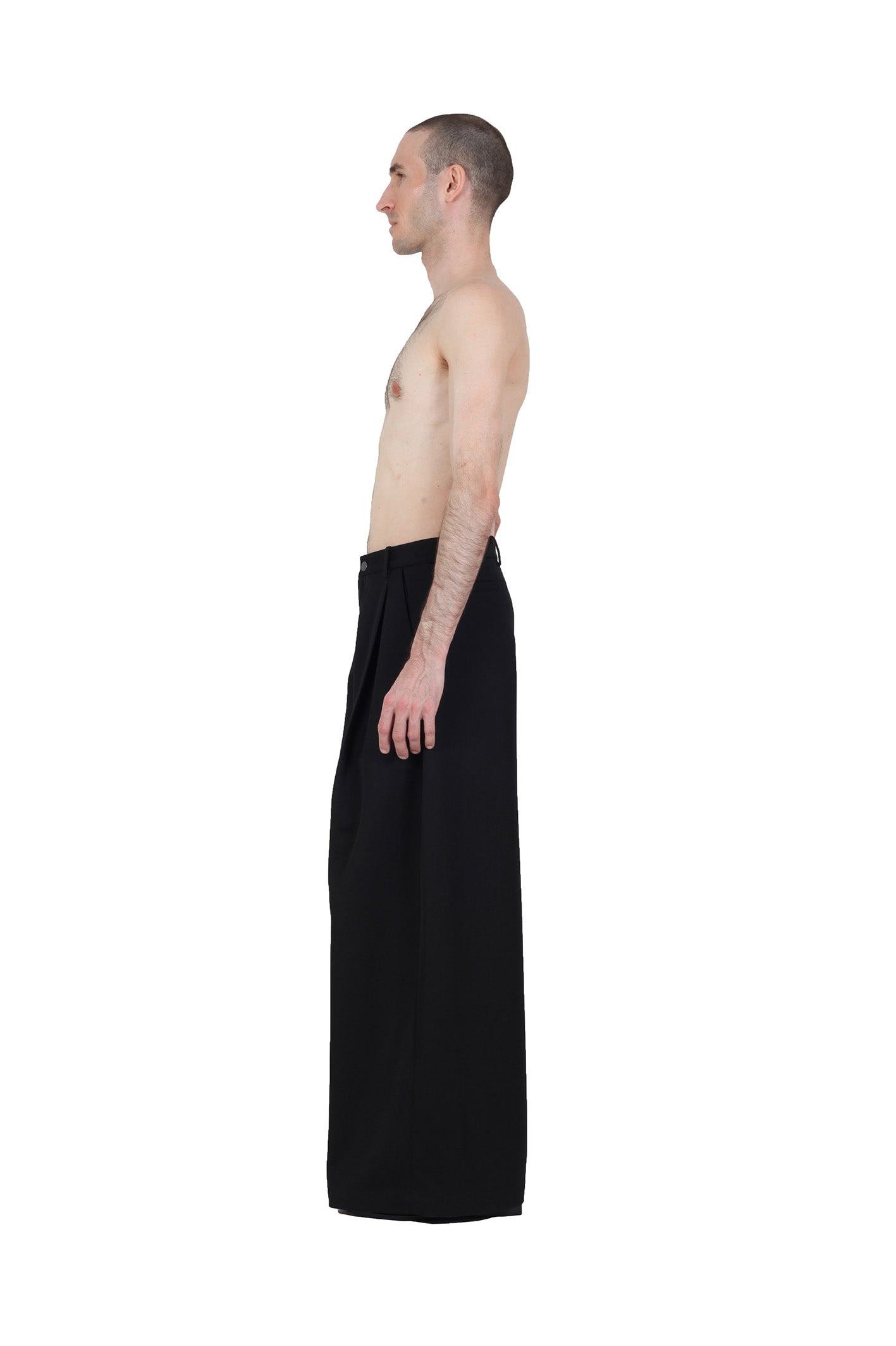 Pleated Volume Pants