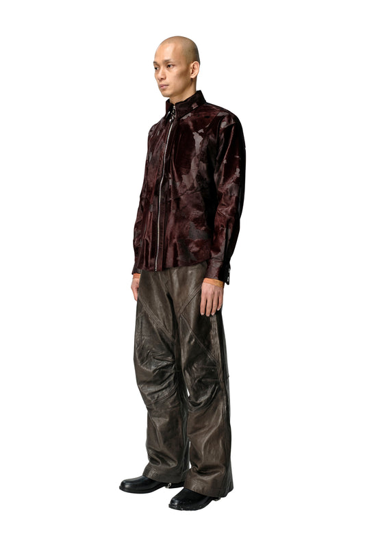 Camouflage Zip Up Work Shirt