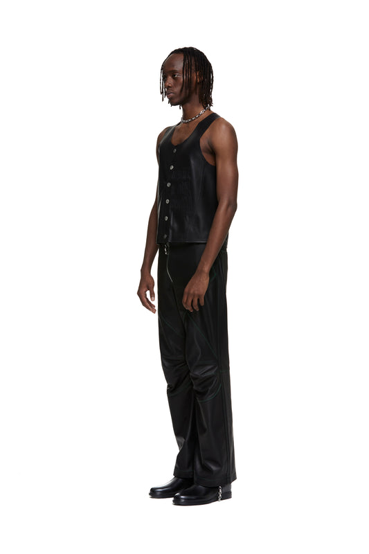 Two-Piece Leather Vest