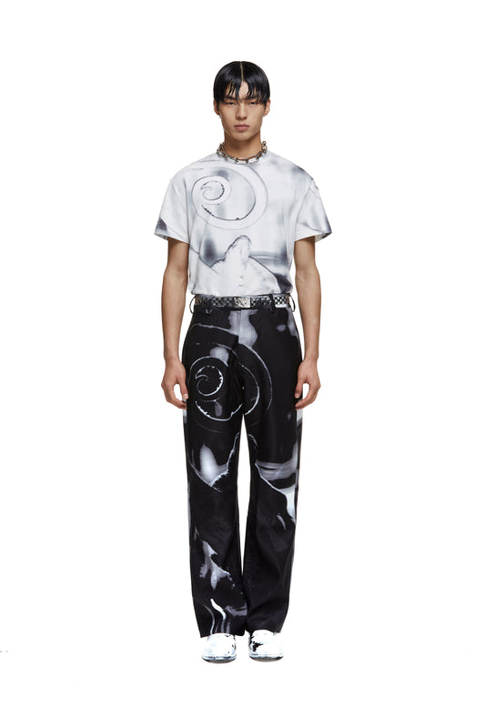 Charcoal Lizard Specimen Pants