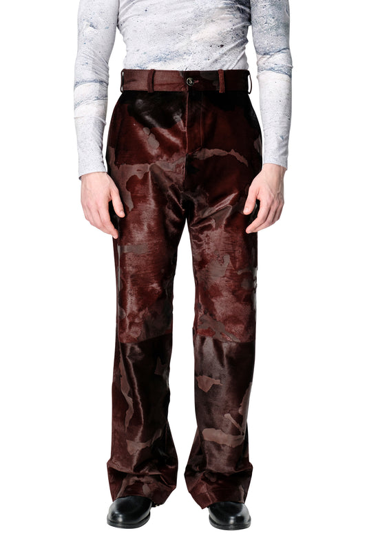 Camouflage Cowhide Pants