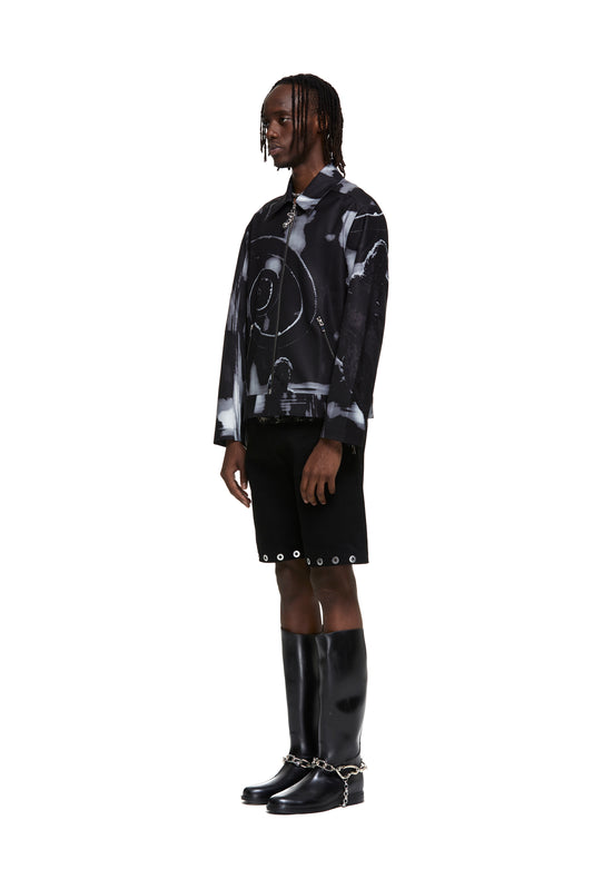 Charcoal Lizard Specimen Jacket