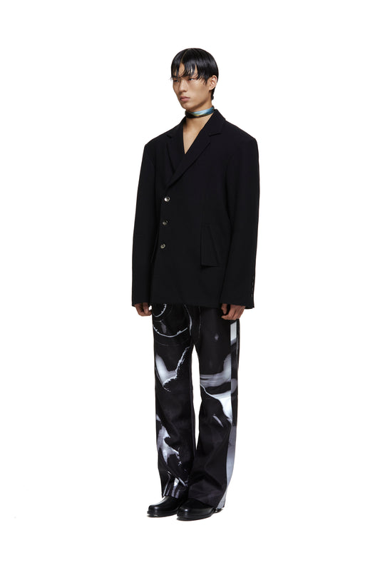 Double Breasted Lock Blazer