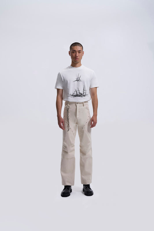 Biker Panelled Trousers