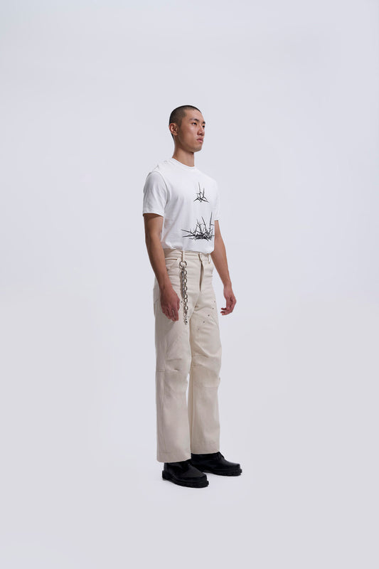Biker Panelled Trousers