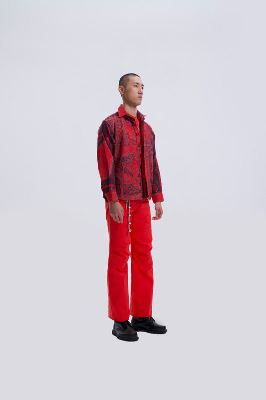 Biker Panelled Trousers