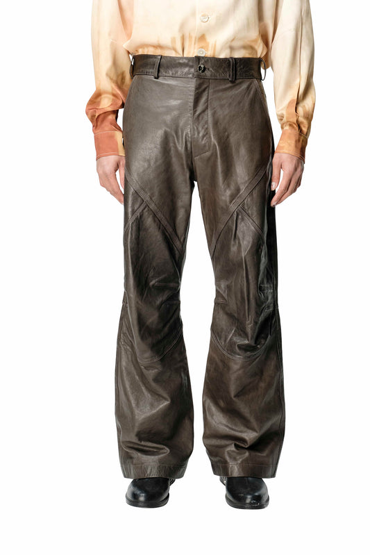 Leather Biker Pants