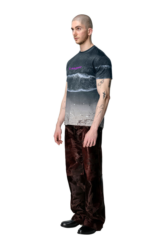 Night Shore Embroidered Tee