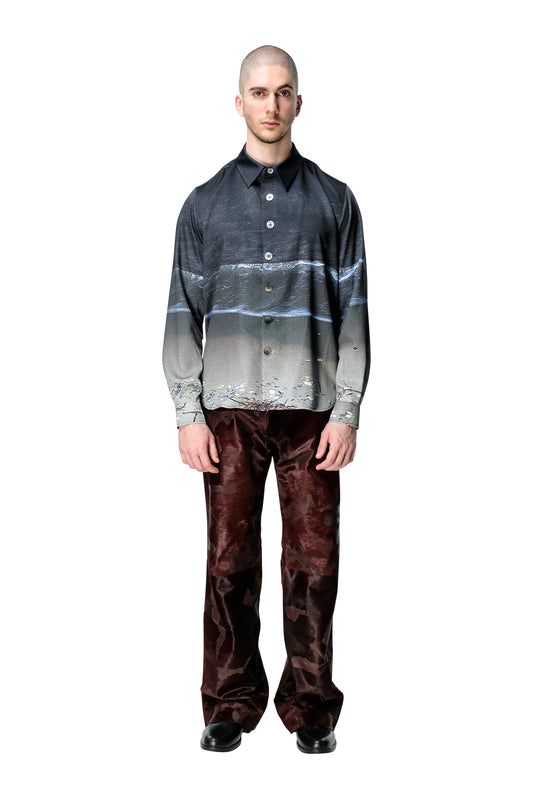 Night Shore Silk Shirt
