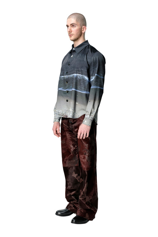Night Shore Silk Shirt