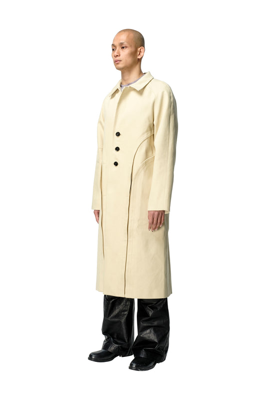 Panelled Mac Coat