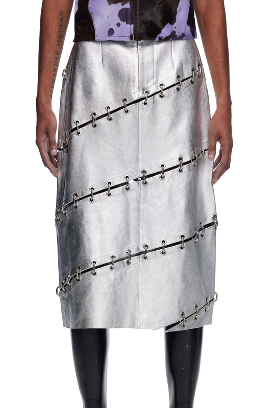Chainlock Pencil Skirt
