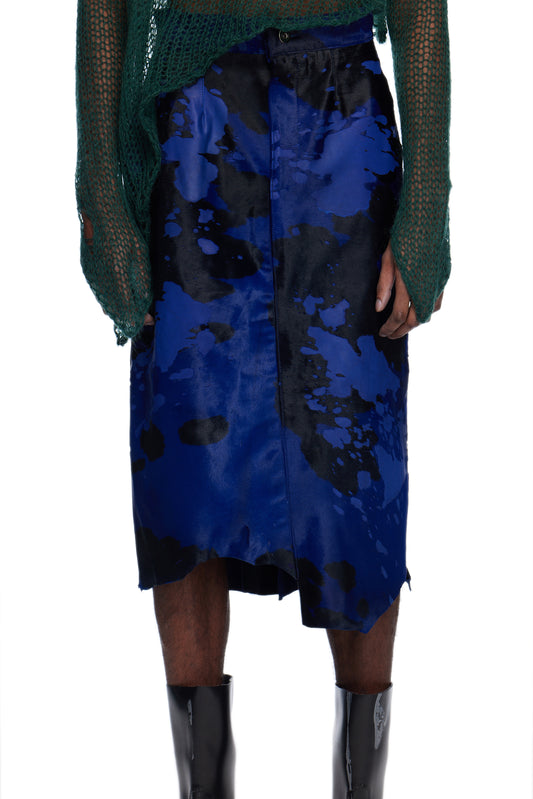Cowhide Pencil Skirt