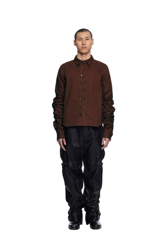 Gathered Sleeve Shirt