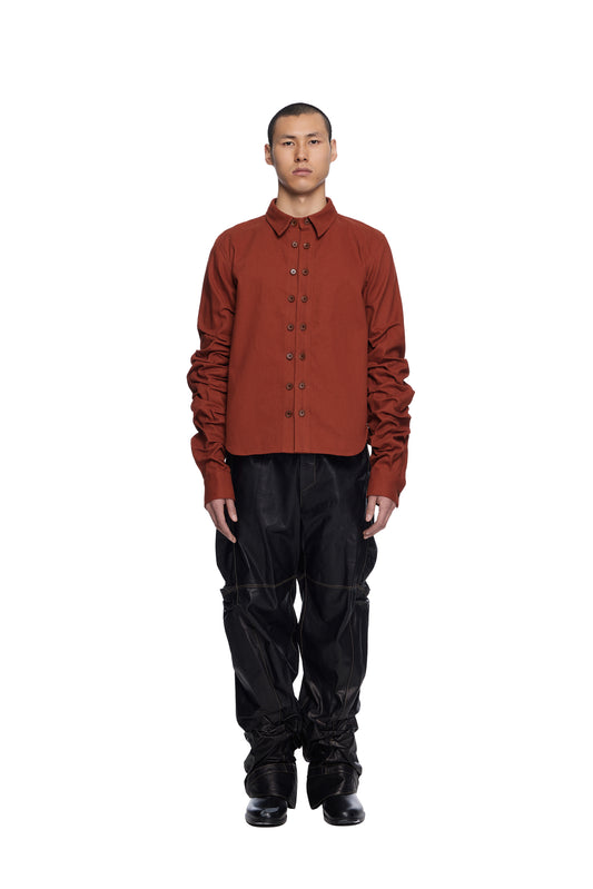 Gathered Sleeve Shirt