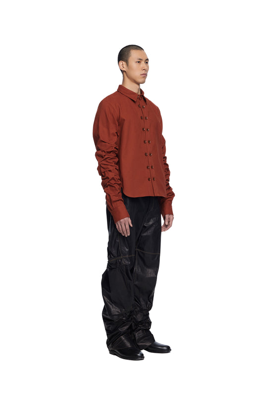 Gathered Sleeve Shirt